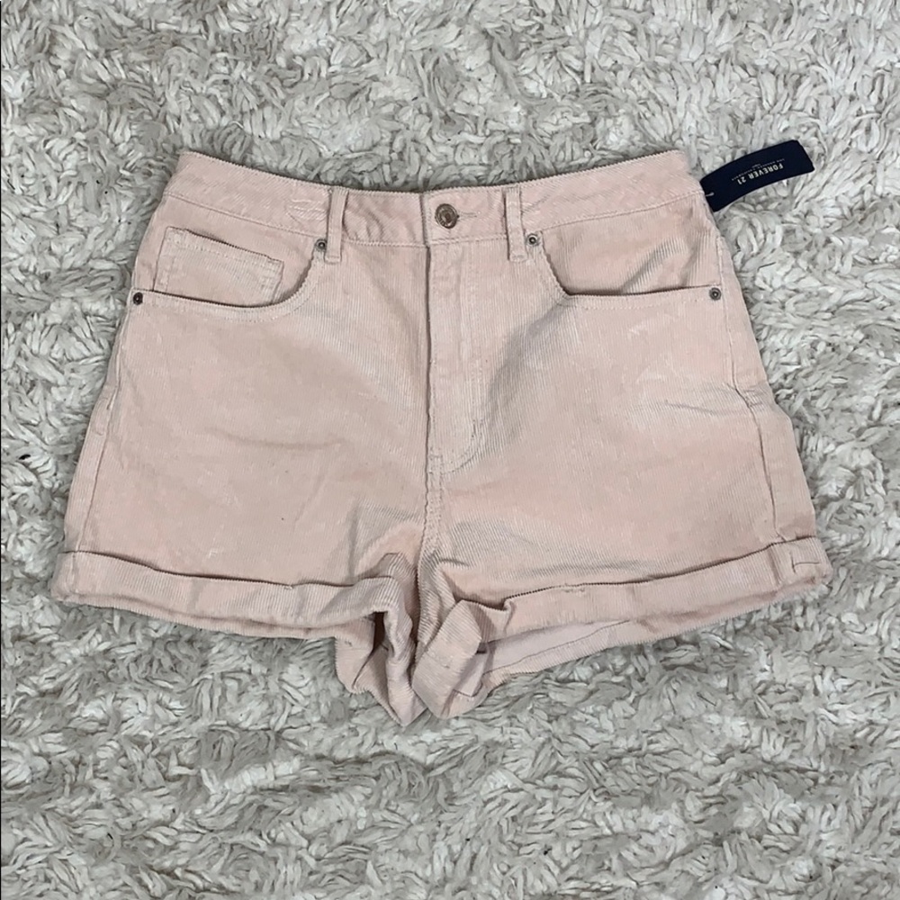 Forever 21 High Rise Pink Shorts